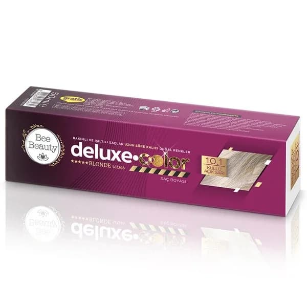 Bee Beauty Deluxe Color Tube Hair Dye 10.1 ashy Light Blonde