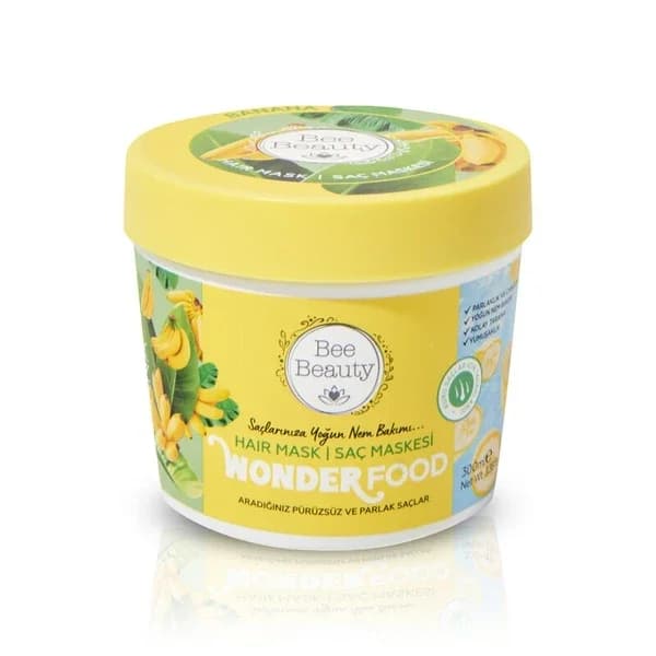 Bee Beauty Wonder Food Banana Crush Hair Mask 300 ml