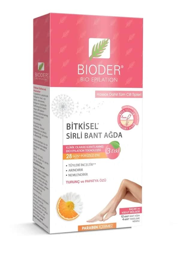 Bioder Herbal Epilation Waxing Tapefor Body Area