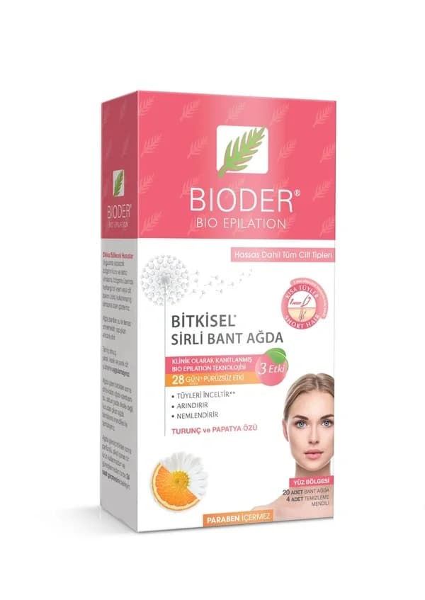 Bioder Herbal Epilation Waxing Tapefor Face Area