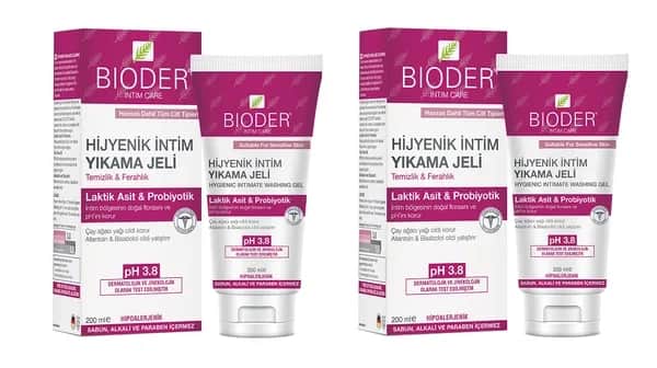 Bioder Hygienic Cleansing Gel 2 x250 mlfor Cleansing Of Genital Area