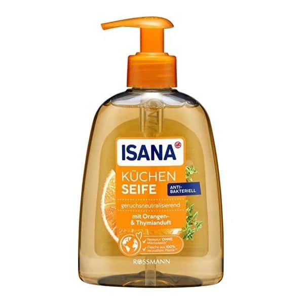 Isana Liquid Kitchen Soap With Orange Oil, Citrus And Thyme Scented 300 ml