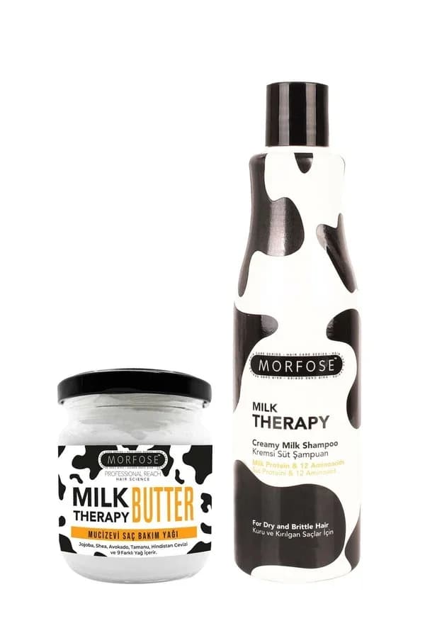 Morfose Milk Therapy Butter + Morfose Milk Therapy Shampoo 500 ml
