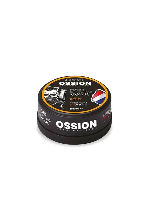 Ossion - Ossion Premium Barber Line Hair Styling Wax Ultra Hold 150 ml