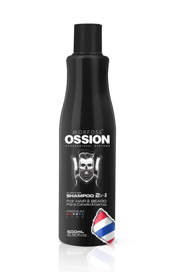 Ossion Premium Barber Line Purifying Shampoo 2 in1 500 ml