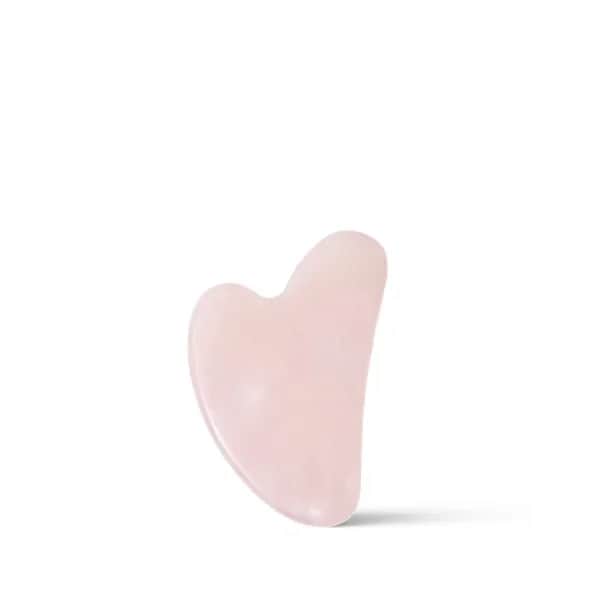 Ottoman Natural Stone Certified Certified Pink Quartz Natural Stone Heart Gua Sha Massage Tool