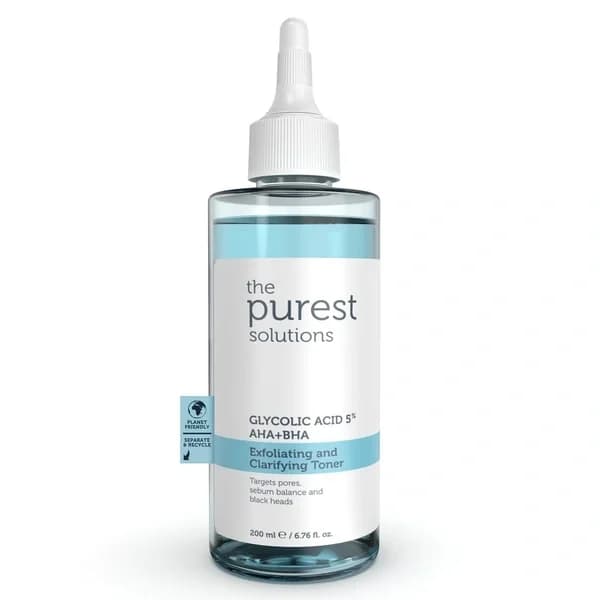 The Purest Solutions Pore Firming And Purifying Tonic 200 ml (glycolic Acid 5% Aha Bha)
