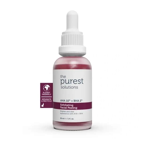 The Purest Solutions Revitalizing Skin Tone Evening Facial Peeling Serum 30 ml (aha 10% + Bha 2%)