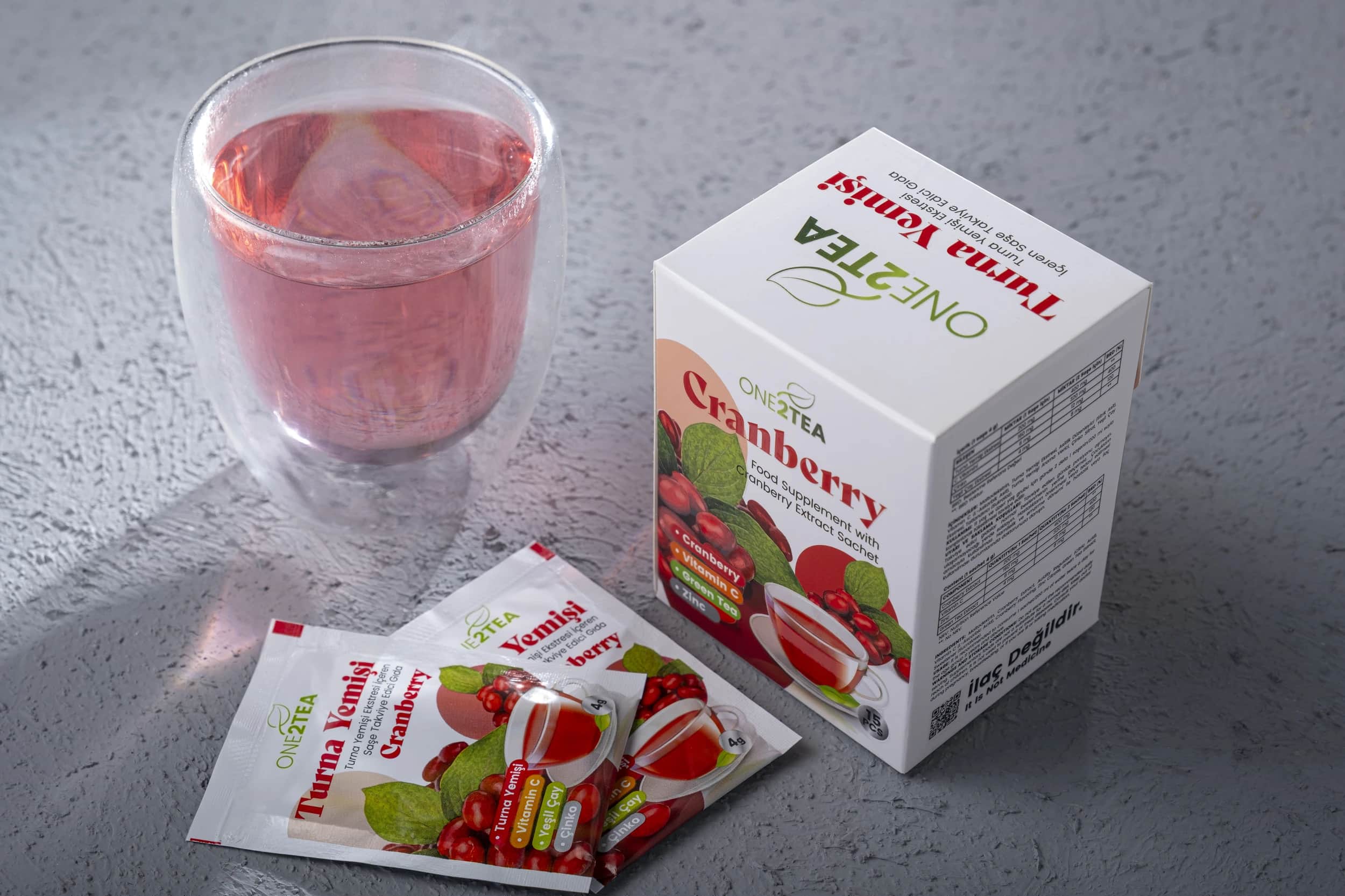 ONE2TEA Клюква и Витамины - Поддержка Мочевыводящих Путей - 2