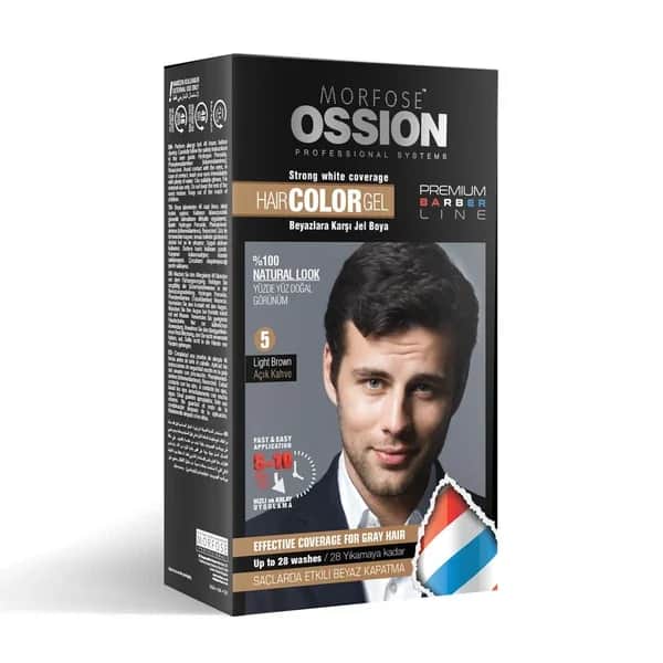 Гель для волос для мужчин светло-коричневый No:5 40 мл от Ossion Pr.barber