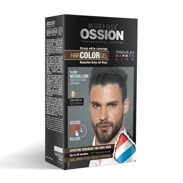 Гель для волос Ossion Pr.barber для мужчин цвет Темный мокко №2 40 мл