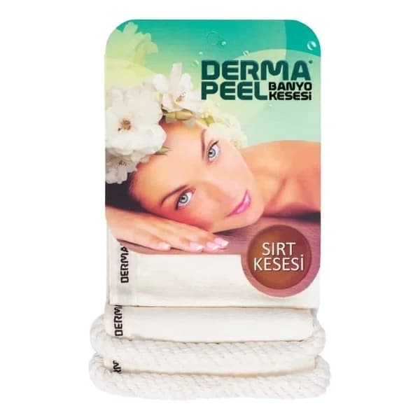 Естественная мочалка для душа для спины Dermapeel