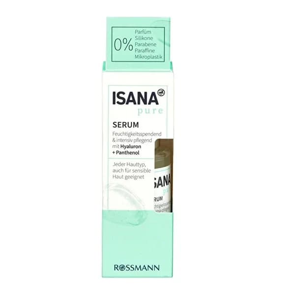 Сыворотка для лица Isana Pure Увлажняющая 30 мл