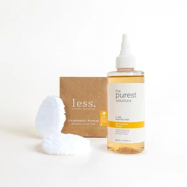 Тоник для контроля масла Tps X Less + 2 очищающих ватных диска от The Purest Solutions