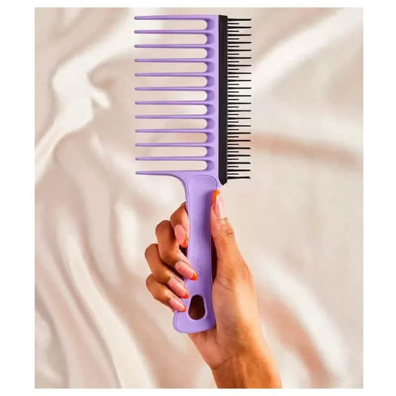 Расческа Tangle Teezer с широкими зубьями фиолетовая