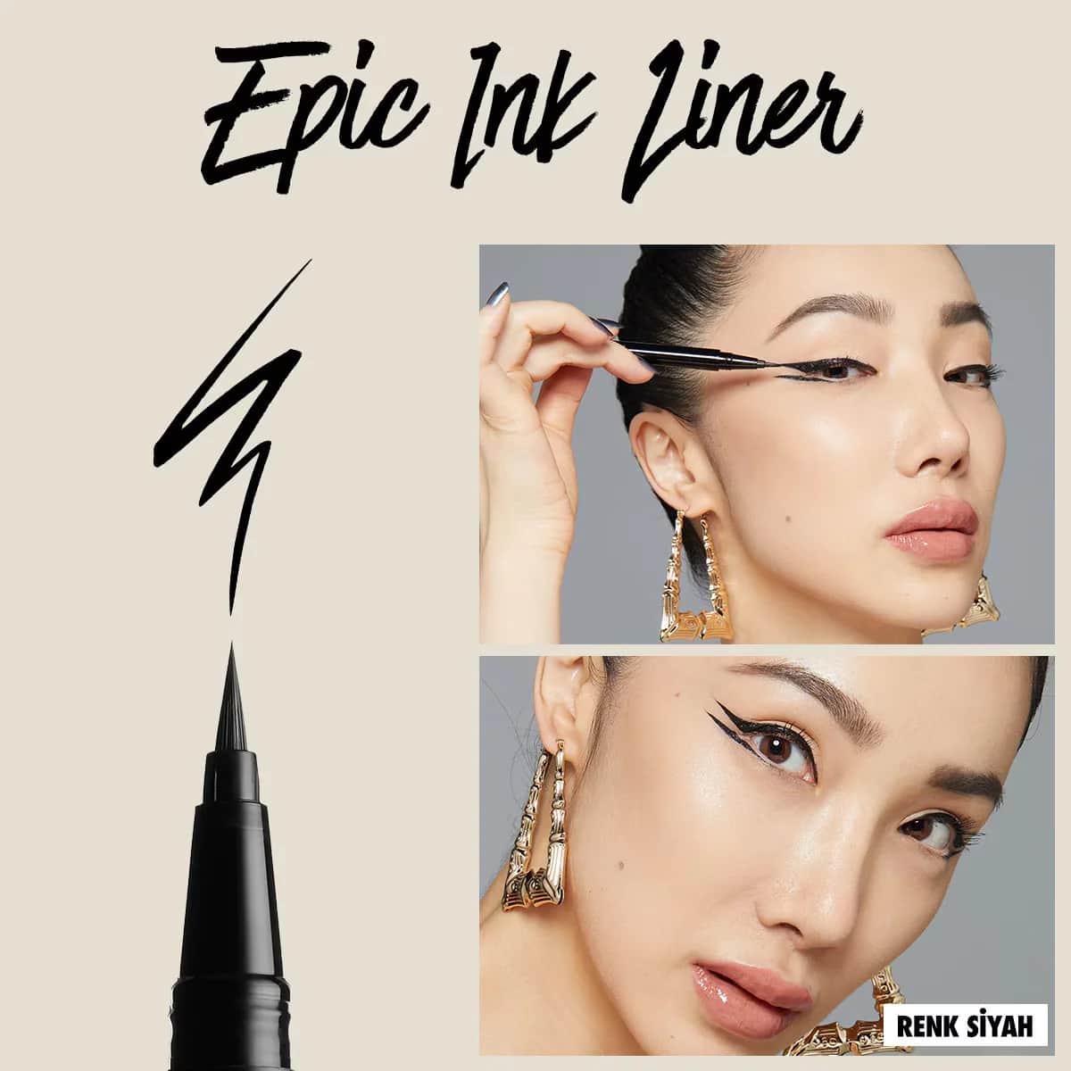 Набор подводки для глаз Nyx Professional Makeup Epic Ink Черный