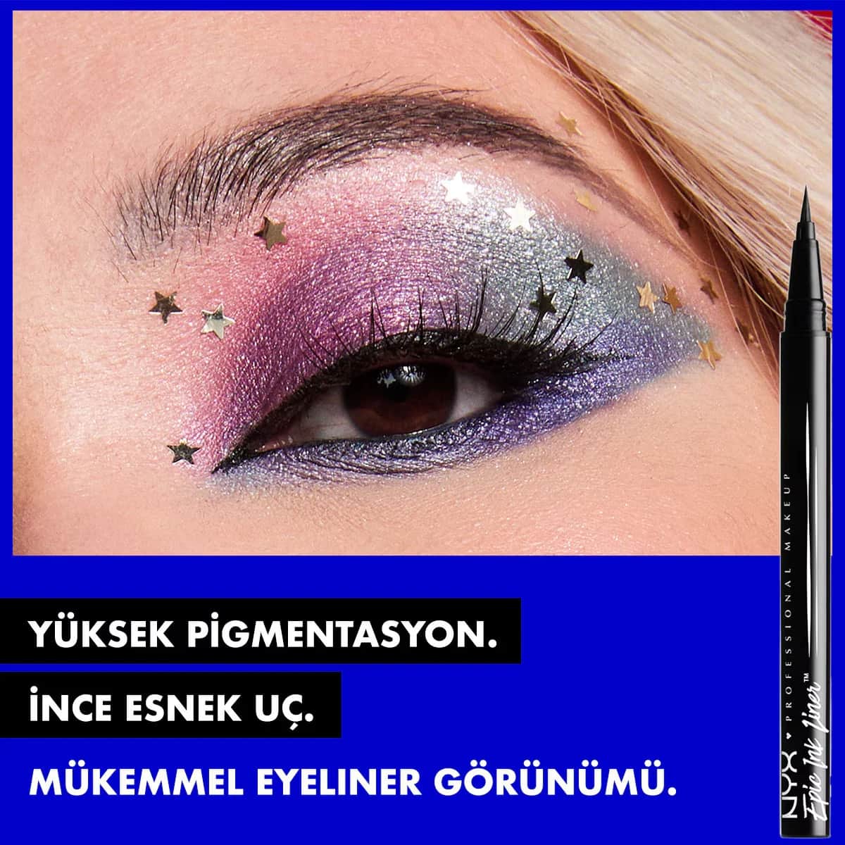Набор подводки для глаз Nyx Professional Makeup Epic Ink Черный