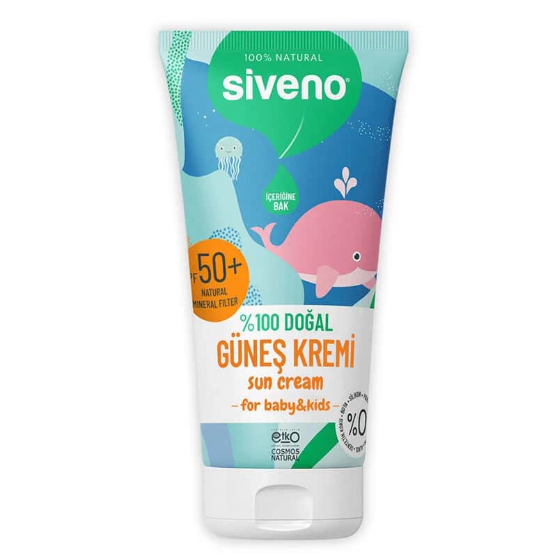Сивено Натуральный Солнцезащитный Крем Для Младенцев SPF50+ 50 мл