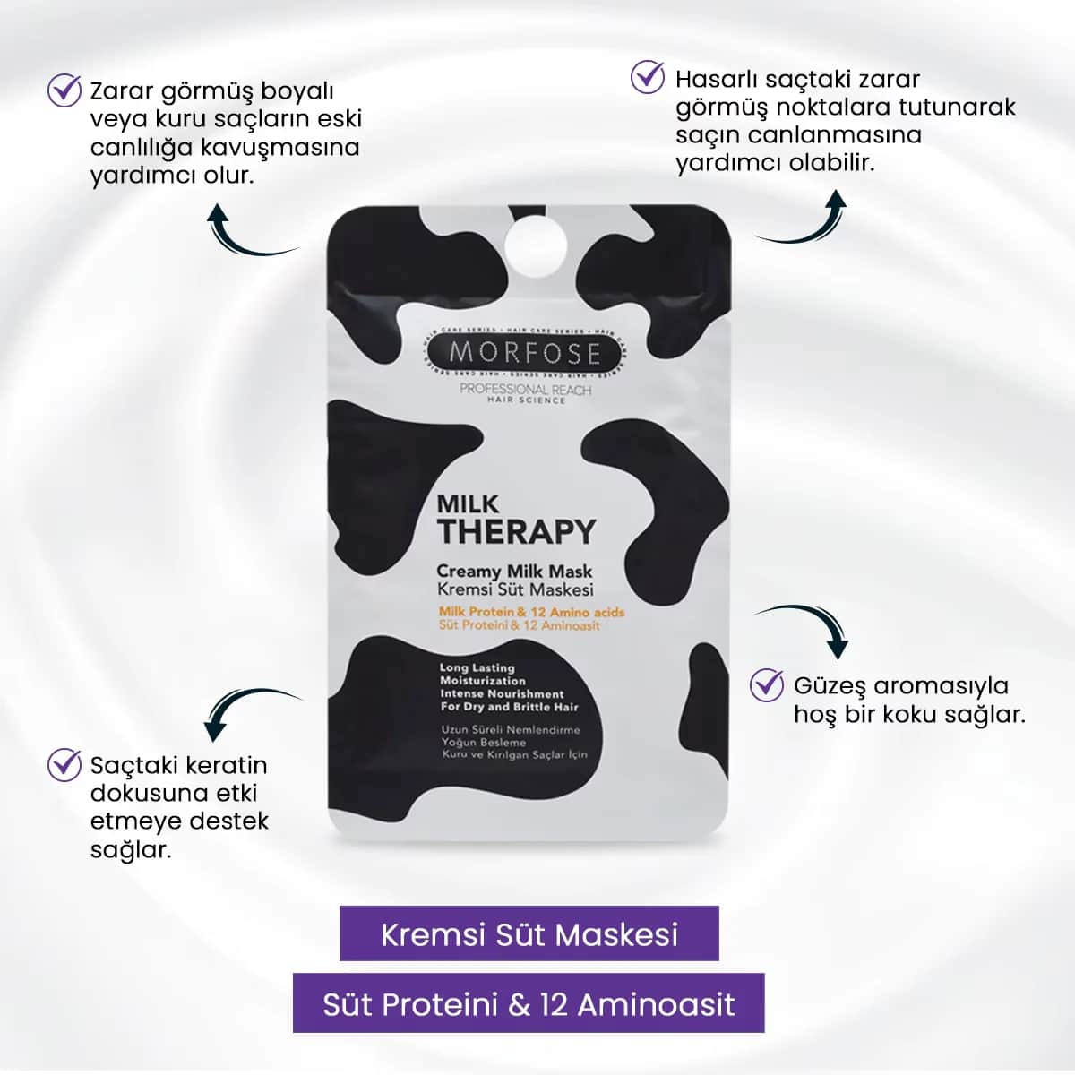 Маска для волос Morfose Milk Therapy 25 мл
