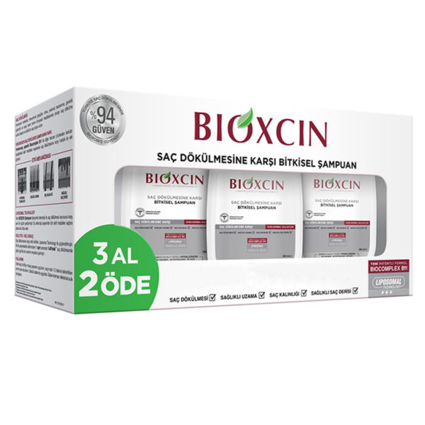 بيوكسين/Bioxcin شامبو بيوكسين جينيسيس الكلاسيكي للشعر العادي والجاف 3x300 مل