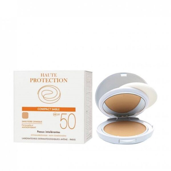 Avene SPF 50 Colored Sunscreen Compact Cream Foundation  - Sable 10 gr