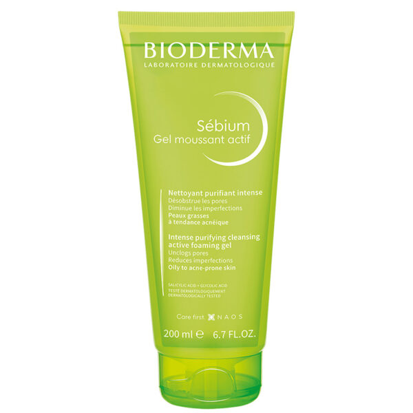 جل بيوديرما سيبيوم الرغوي النشط 200 مل | Bioderma