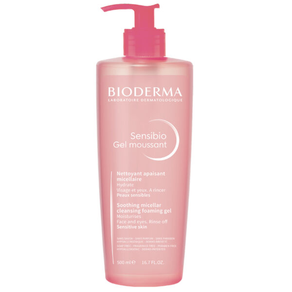 Bioderma Sensibio Foaming Skin Cleansing Gel 500 ml