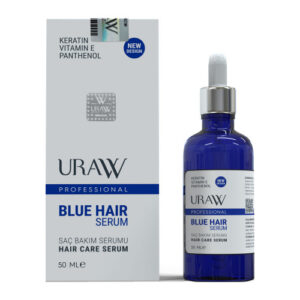 بفضل المكونات الأساسية التي يحتوي عليها ، فإن Blue Serum ، الذي ينتمي أصله وبراءة اختراعه إلى Uraw Cosmetics ؛ يساعد على تغذية الشعر وإصلاحه وتقويته ، كما يساعد على منع تساقط الشعر.