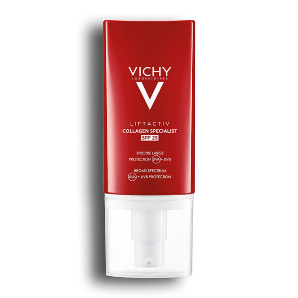 فيتشي ليفتاكتيف كولاجين كريم العناية بعامل حماية من الشمس SPF 25 50 مل | Vichy