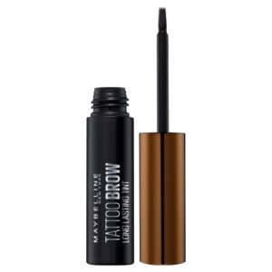 Introducing the Maybelline New York Brow Tattoo Gel Tint Eyebrow Gel in Medium Brown, the perfect solution for long-lasting, natural-looking brows.