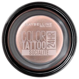 Introducing the Maybelline New York Color Tattoo 24H Eyeshadow 150 Socialite, the perfect eyeshadow for long-lasting, vibrant color that lasts all day.