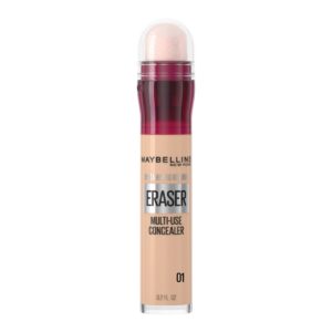 Introducing the Maybelline New York Instant Anti Age Eraser Concealer 01 Light, your solution for visibly radiant and youthful skin.