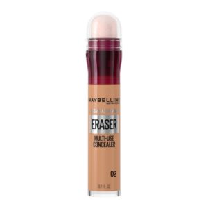 Introducing the Maybelline New York Instant Anti Age Eraser Concealer 02 Nude, a reliable solution for hiding imperfections and brightening under-eye circles.