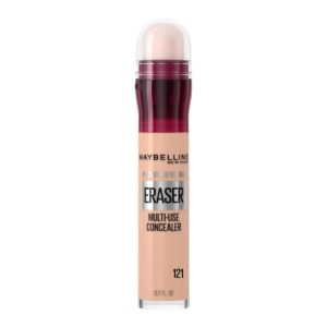 Introducing the Maybelline New York Instant Anti Age Eraser Concealer 121 Light Honey, perfect for achieving a flawless, youthful look.