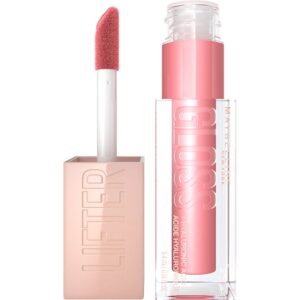 Introducing the Maybelline New York Lifter Gloss Moisturizing Lip Gloss 004 Silk, a hydrating lip gloss that provides a smooth and glossy finish.