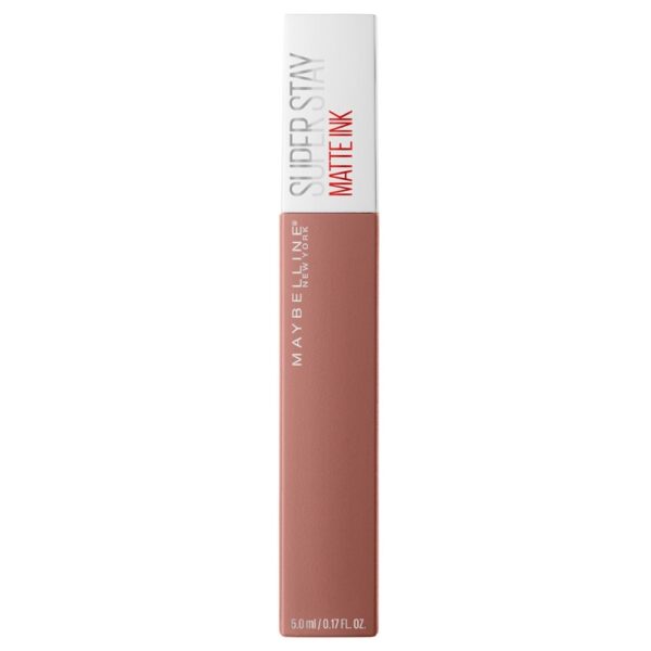 Introducing the Maybelline New York Super Stay Matte Ink Unnude Liquid Matte Lipstick 65 Seductress, the perfect solution for long-lasting, bold lip color.