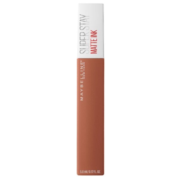 Introducing the Maybelline New York Super Stay Matte Ink Unnude Liquid Matte Lipstick 75 Fighter, the perfect addition to your makeup collection for long-lasting color and a bold, matte finish.