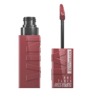 Introducing the Maybelline New York Super Stay Vinyl Ink Long Lasting Liquid Glossy Lipstick 40 Witty, the ultimate solution for long-lasting, high-shine lip color.