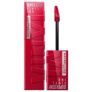 Introducing the Maybelline New York Super Stay Vinyl Ink Long Lasting Liquid Glossy Lipstick 50 Wicked, the ultimate solution for a long-lasting and glossy lip color.