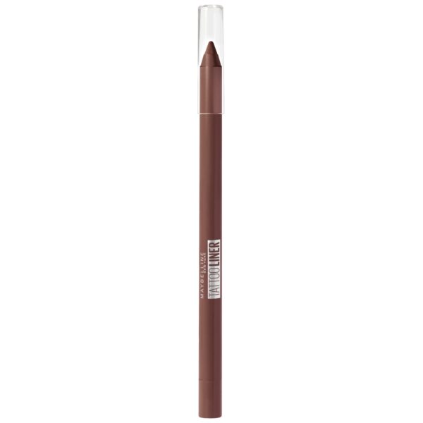 Introducing the Maybelline New York Tattoo Liner Gel Eye Pencil 911 Smooth Walnut, the ultimate solution for achieving flawlessly defined eyes.