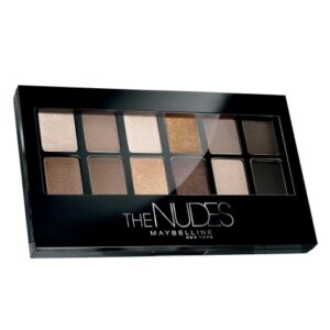 Introducing the Maybelline New York The Nudes Eyeshadow Palette, your must-have for creating versatile eye looks. With 12 neutral shades, this palette is perfect for achieving day-to-night eye makeup.