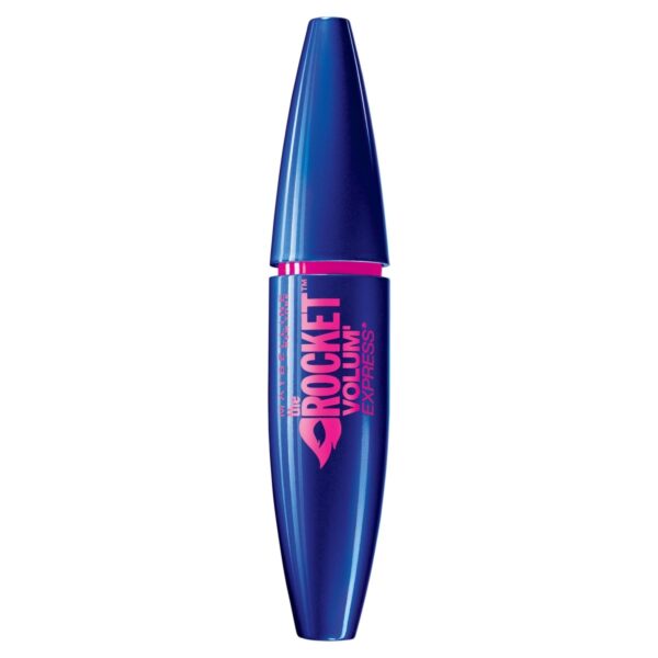 Introducing the Maybelline New York Volum' Express Rocket Extra Black Mascara, the ultimate solution for luscious and voluminous lashes.