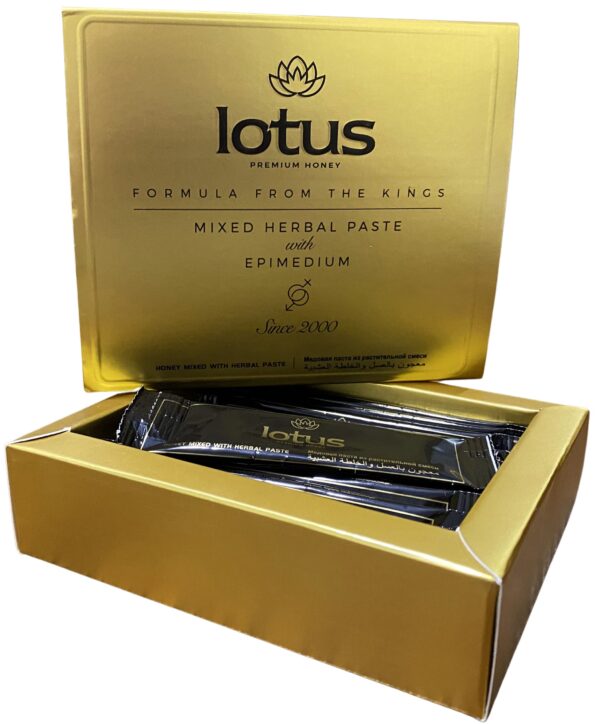 لوتس عسل الإبيميديوم التركي 12 ظرف × 20 غرام Lotus