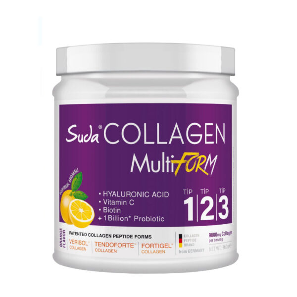 Suda Collagen MultiForm Orange Flavored Supplementary Food 360 g