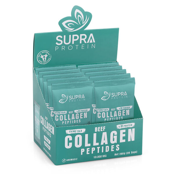 Supra Protein Beef Collagen Supplementary Food 28 Sachets