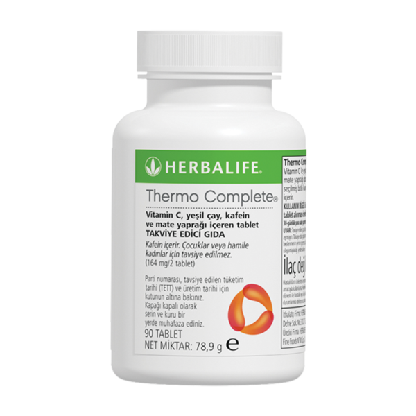 Introducing Herbalife Thermo Complete 90 tablets, a powerful addition to your daily routine. This supplement is designed to support your energy levels and metabolism, helping you stay active and focused throughout the day.