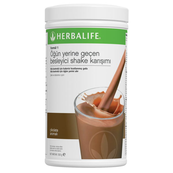 Introducing the Herbalife Formula 1 shake Chocolate 550 g, a delicious and nutritious shake mix designed to support your health and wellness journey.