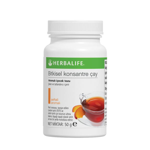 Introducing the Herbalife Herbal Concentrate Tea Peach 50 g, a refreshing and energizing beverage to support your vitamin and health needs.