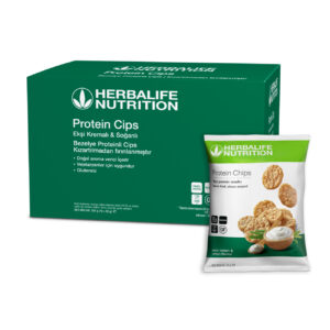 Introducing Herbalife Protein Chips Sour Cream & Onion Flavor 10x30 g, a tasty and convenient snack option packed with protein to support your active lifestyle.