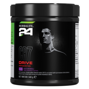 Introducing the Herbalife 24 CR7 Drive Acai Berry Flavoured 540 g, your essential solution for hydrating and replenishing electrolytes during your workouts.